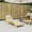 Beige, variant on vidaXL Sun Lounger Cushion Cream Oxford fabric (100% polyester) Standard