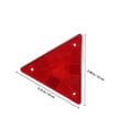 thumbnail image 2 of HAMPPLIES 10Pcs Warning Triangle Road Safety Sign with Reflective Red Panels for Nighttime Use, 2 of 6