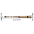 thumbnail image 3 of Ceramic Tile Drill Bits Cross Four Blade Drill Bit Ceramic Tile Hexagonal Handle Brick Wall Cement Ceramic Perforated Drill Drill Bit for Ceramic Tile, 3 of 3
