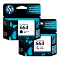 thumbnail image 1 of Combo Tinta Original HP 664 Negro y Color F6V28AL + F6V29AL, 1 of 2