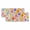 Orange, variant on Spring Floral Valances for Windows, Watercolor Colorful Botanical Summer Light Filtering Kitchen Curtains, Rod Pocket Window Valance Curtains for Living Room Bedroom, 42" W x 12" L, 2 Panels