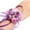Purple, variant on Women's Floral Wrist Corsage - Bridesmaid and Bridal Prom Flower Bracelet for Wedding Celebration