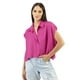 thumbnail image 1 of Crop top camisero de lino AMAD Casual para mujer Talla L, 1 of 5