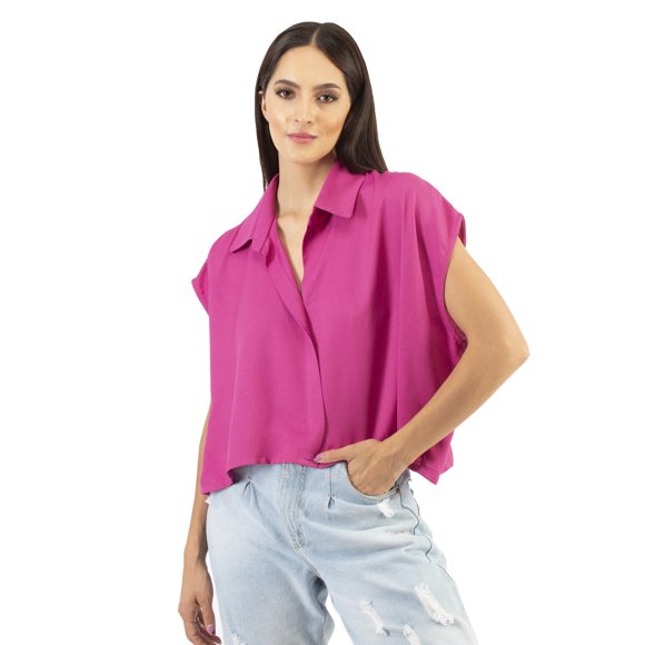 Crop top camisero de lino AMAD Casual para mujer Talla XL