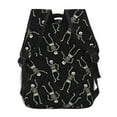 thumbnail image 4 of Honeii Happy Skeletons Dancing Print Backpack for Both Men and Women, Basic Bookbag for College, Work, or Travel,Rucksack Computer Bag-One Size, 4 of 5