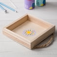 thumbnail image 2 of 5” x 5” Unfinished Wooden Shadow Box Picture Frame by Make Market - Ready-to-Finish Memory Box Display Case - Bulk 24 Pack, 2 of 3