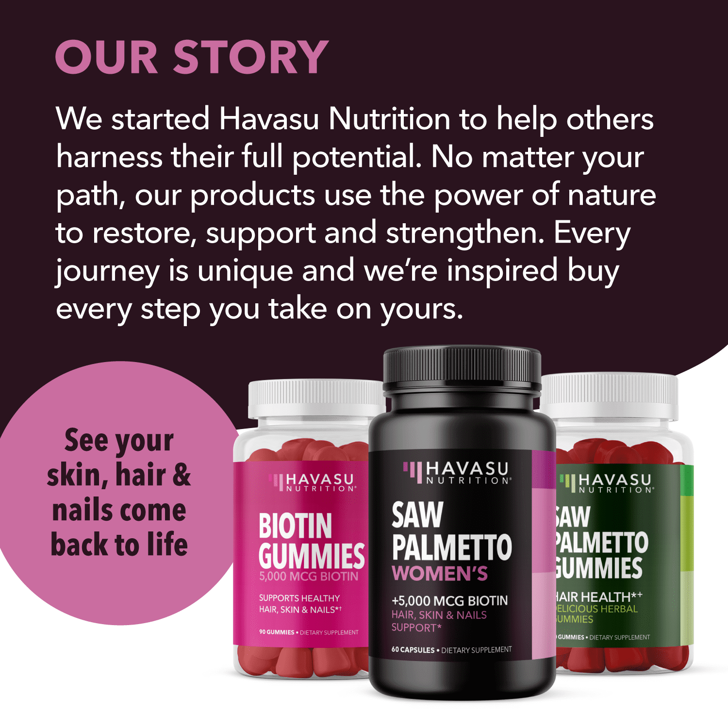 Buy Saw Palmetto for Women with 5000mcg Biotin for Hair Skin and Nail