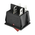 thumbnail image 4 of Unique Bargains Boat Rocker Switch Double position Red Toggle Switch for Boat Car Marine 4pins ON/OFF AC250V/15A 125V/20A, 1pcs, 4 of 4