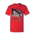 thumbnail image 1 of Tee Hunt Rushmorons The Three Stooges T-Shirt Mount Rushmore Funny Parody Mens Shirt, Red, Large, 1 of 4