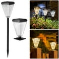 thumbnail image 2 of Bright Solar Pathway Lights Outdoor, Warm&Cool Solar Lights Outdoor, Pathway Landscape Lighting Waterproof, Auto On/Off Outdoor Light for Lawn Patio Walkway Garden Landscape, 2 of 9