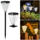 thumbnail image 1 of Lámpara de jardín solar para exteriores | Control de luz inteligente LED | IP65 a prueba de agua | Blanco cálido 3000K | Material ABS+PC | Brillo de 200LM | Instalación de suelo y pilar | Tiempo de, 1 of 8