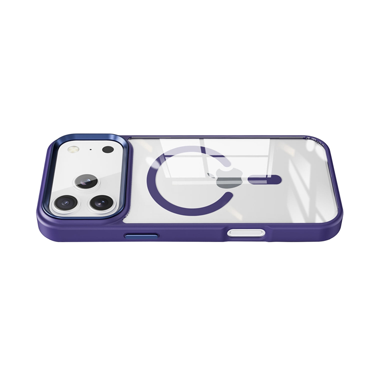 Lightweight Metal Case with Wireless Charging for iPhone 17 Pro Max - Purple