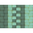 thumbnail image 1 of Ahgly Company Machine Washable Indoor Rectangle Transitional Deep-Sea Green Area Rugs, 8' x 12', 1 of 7
