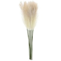 UPOUART 10pcs Simulation Dry Flower Cattails Floral Stems Artificial Holiday Decor