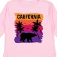 thumbnail image 4 of Inktastic California Sunset Vacation Beach Girls Long Sleeve Toddler T-Shirt, 4 of 5