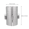 thumbnail image 4 of SHISUYAN Durable Stainless Steel Ham Maker Meat Press for Kitchen Use Silver Color Fits Perfectly, 4 of 8