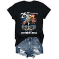 thumbnail image 4 of CAICJ98 250th Anniversary USA Shirt for Women 250 Years of Freedom American 1776 2026 Shirt for Women (Black,M), 4 of 8