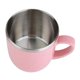 thumbnail image 4 of Stainless Steel Tumbler with Wheat Straw for Water, Coffee, Juice, Milk (Pink), 4 of 4