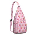 thumbnail image 1 of Donut Craze Sling Backpack – Fun Jelly-Filled Print Crossbody Bag, Fashionable Pack for Weekend Getaways, 1 of 4