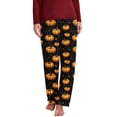 thumbnail image 5 of Drovellove Women's Casual Halloween Print Pajama Pants - Cropped Pants Soft Lounge Trousers for Sleeping or Relaxing at Home, 5 of 5
