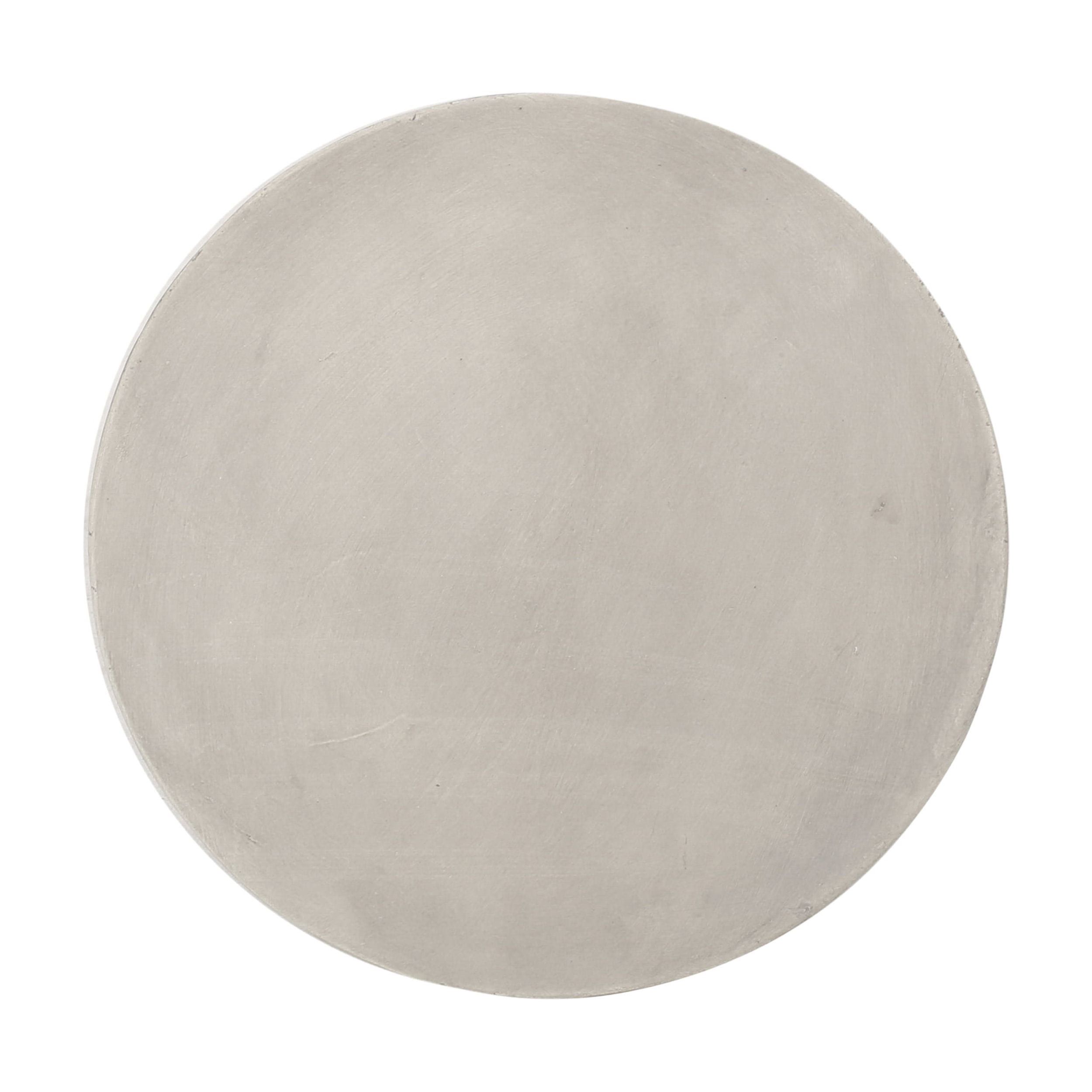 Outdoor Simple Style Side Table, Concrete Craft Leisure Table for Patio Garden, Concrete