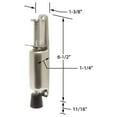 thumbnail image 2 of Door Holder DH65-32D - Heavy Duty Spring Step-On Door Stop, Stainless Steel, 1-1/2” Throw, Quiet Operation, Frame Mount - Includes Mounting Screws, 2 of 3