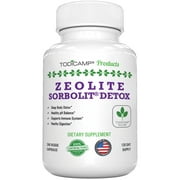 Todicamp Full Body Cleanse - Zeolite Detox Sorbolit Supplements - 240 Capsules - Liver Cleanse & Repair