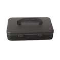 thumbnail image 5 of Portable Sketch Pencil Case Double Layer Frosted Transparent Plastic Large Capacity Storage Box Gray, 5 of 5
