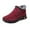 Red, variant on Snow Boots for Women,Thermal Winter Boots for Women Cozy Flat Heel On Breathable Casual Fashion Footwear,Winter Boots for Women,Wine,9.5