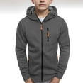 thumbnail image 5 of NAISIBABY Boys Zip Up Hoodies, Loose Fit Long Sleeve Fall Winter Kids Fashion Hooded Sweatshirt Jacket Dark Gray 14T, 5 of 9