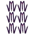 thumbnail image 1 of Gravity Threads Bretelles Réglables pour Hommes - Lot de 6 - Violet, 1 of 2