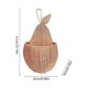 thumbnail image 4 of Rattan Pear-Shaped Storage Basket Handmade Wicker Wall Hanging Organizer for Home, Bathroom Decor, 4 of 5