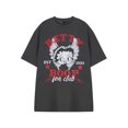 thumbnail image 1 of Betty Boop T-Shirt Gris à Manches Courtes pour Femmes, 1 of 6