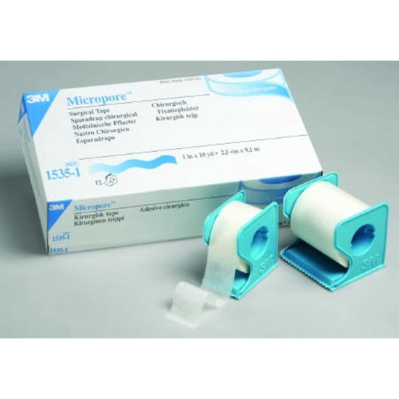Micropore 15351 Tape with Dispenser, Box of 12