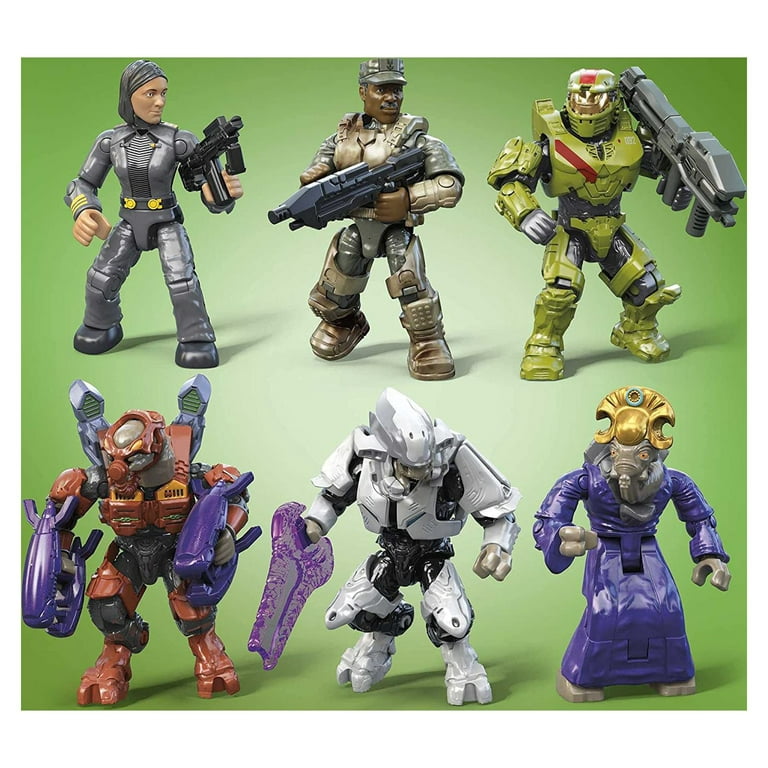 MEGA Halo 20th Anniversary Action Figures Set, 352 Pieces, 20