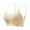 Beige, variant on Women Fashion Ventilate Underwear No Underwire Plus Size Together Traceless Everyday Bras for Jogging Cycling