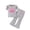 Grey, variant on Toddler Girl Clothes Baby Girl Clothing Summer Outfit Little Matching Sleeveless Top Long Pants Set 2Pcs Hot Pink,3-4 Years