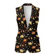 thumbnail image 2 of Uorisanigo Autumn Maple Leaf Women’s Sleeveless Vest Tops Size S Lightweight Blazer Vest for Women V Neck Blazers Suit Vests Top Casual, 2 of 7