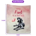 thumbnail image 5 of Every Fart is Love Note Great Dane Guilty Face Happy Valentine's Quilt Blanket Danes Dog Lover Gifts Cozy Comforter Throw Blanket - 01016, 5 of 5