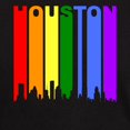 thumbnail image 3 of CafePress - Houston Gay Pride Rainbow Cityscape T Shirt - Men's Classic Graphic Cotton T-Shirt, 3 of 4