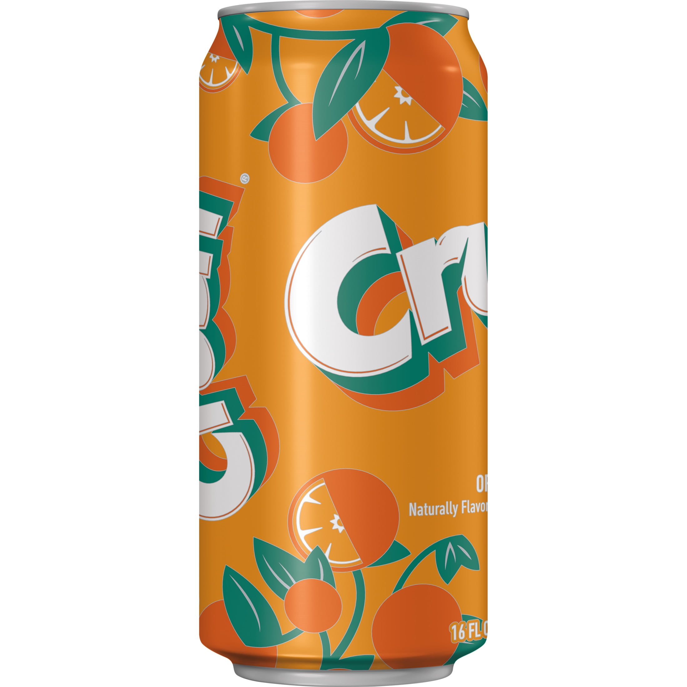 Crush Orange Soda, 16 fl oz can
