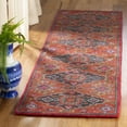 thumbnail image 3 of SAFAVIEH Heritage Dudley Floral Wool Runner Rug, Rust/Multi, 2'3" x 8', 3 of 9