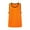 Orange, variante sur Vêtements d'Été pour Garçons, Débardeur Sans Manches Couleur Unie, Chemise D\'entraînement Physique à Grand Fente, Blanc 3 Ans-9 Ans