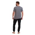 thumbnail image 2 of Men's Big & Tall Hanes® Cotton Modal French Terry Pajama Set Color: Oatmeal Heather Forest Size: XL TALL, 2 of 4