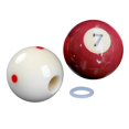 thumbnail image 2 of Bola de billar con agujero para práctica de billar. Ayuda para apuntar. Con bola objetivo, 2 of 9