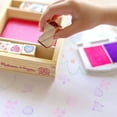 thumbnail image 6 of Melissa & Doug Butterfly and Heart Wooden Stamp Set: 8 Stamps and 2-Color Stamp Pad, 6 of 10