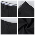 thumbnail image 5 of Dresfit Dress Pants Men Big and Tall Uncuffed Golf Sweatpants Casual 2026 Open Bottom Baggy Chinos Trousers Lounge Bussiness Sweat Pants Black XL, 5 of 7