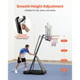 thumbnail image 5 of KFFKFF Portable Basketball Hoop with Adjustable Height, 10 ft Maximum, 48-inch Shatterproof Backboard for Indoor and Outdoor Play, Suitable for Kids and Adults in Schools, Parks, and Home Use, 5 of 9
