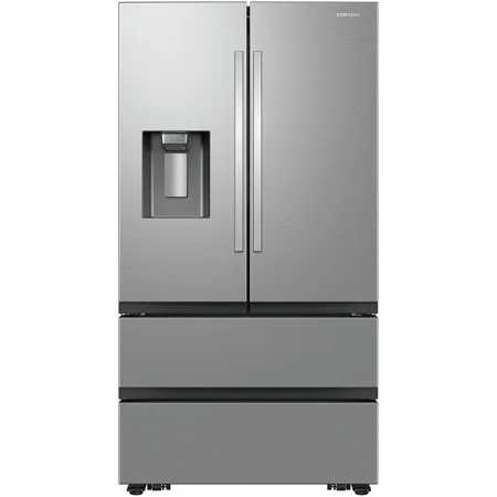 Samsung 25 cu. ft. Mega Capacity Counter Depth 4-Door French Door Refrigerator with Four Types of Ice RF26CG7400SRAA