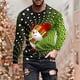 thumbnail image 1 of Blusas y camisas de manga larga con cuello redondo para hombre, estilo casual, cuello redondo, manga larga, camiseta estampada de Halloween, blusa de poliéster para hombre., 1 of 5